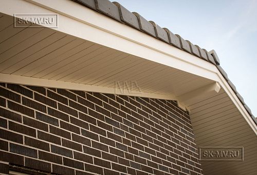 Строительство каркасного коттеджа с кирпичной отделкой в поселке Черничные поля Москва - 11