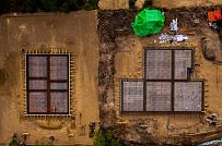 Монтаж индивидуального расчётного фундамента УШП PRO для строительства одноэтажного кирпичного дома в п. Рощино, Ленинградская обл. - мини - 24