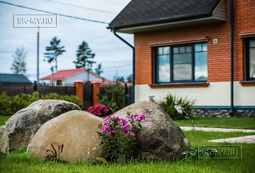 Строительство двухэтажного дома из газобетона с верандой с панорамным остеклением в КП Сосновое - 5