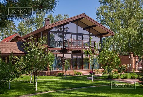 Фото репортаж с места строительства SPA комплекса с панорамными окнами в Котельниках - 13