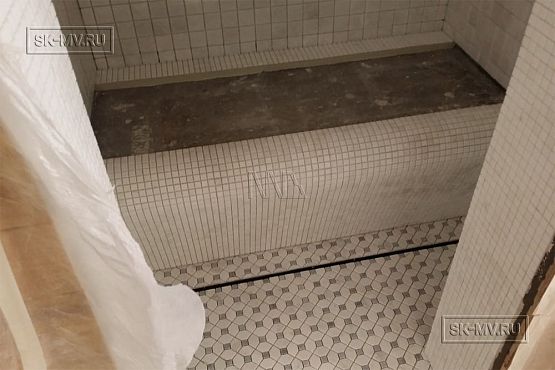 Фото репортаж с места строительства SPA комплекса с панорамными окнами в кп Сосновый берег  - 6