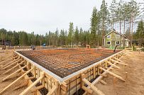 Монтаж индивидуального расчётного фундамента УШП PRO для строительства кирпичного двухэтажного дома в Рощино, Лениградская обл. - мини - 5