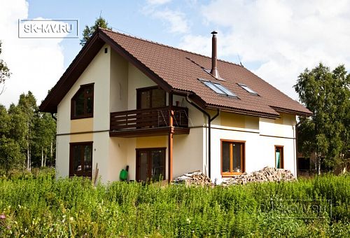 Строительство двухэтажного каркасного дома в КП Охтинская Долина - 16