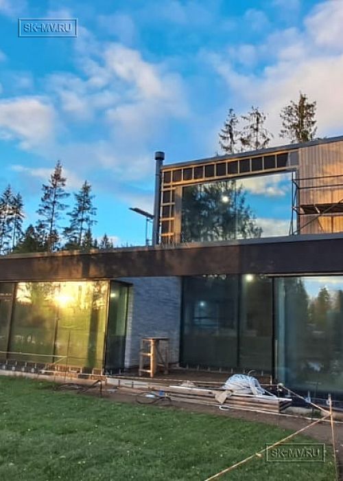 Строительство двухэтажного дома в Ленинградской области