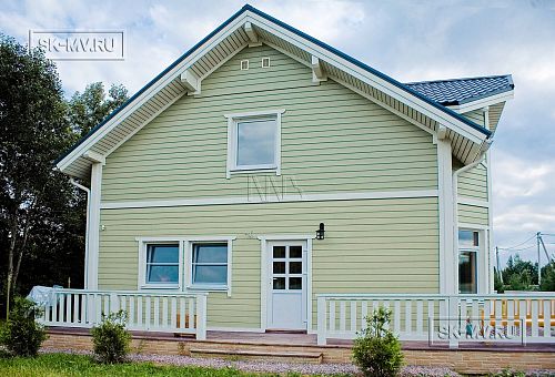 Строительство надежного каркасного дома с эркером и террасой в поселке Озерки - 6