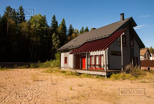 Строительство энергоэффективного каркасного дома в современном стиле, в п Галактика - 3