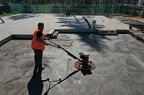 Монтаж индивидуального расчётного фундамента УШП PRO для строительства кирпичного двухэтажного дома в Рощино 2, S плиты = 340 кв.м, Лениградская обл. - мини - 42