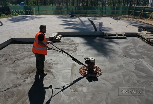 Монтаж индивидуального расчётного фундамента УШП PRO для строительства кирпичного двухэтажного дома в Рощино 2, S плиты = 340 кв.м, Лениградская обл. - 42