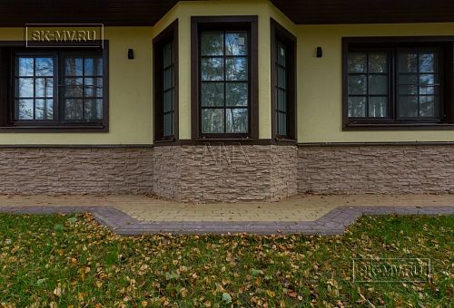 Построенный одноэтажный дом из газобетона с шатровой крышей в СНТ Фауна - 29