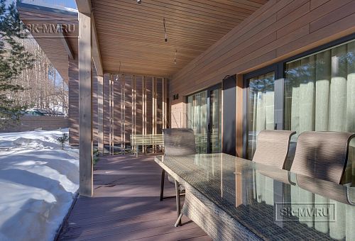 Пример внутренней отделки террасы-барбекю в Выборгском районе Ленинградской области - 6