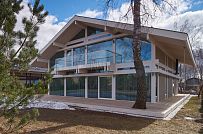 Фото репортаж с места строительства загородного дома с панорамными окнами в КП Монтевиль - мини - 8