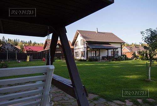 Построенный небольшой каркасный коттедж с мансардным этажом Галактика 9 - 14