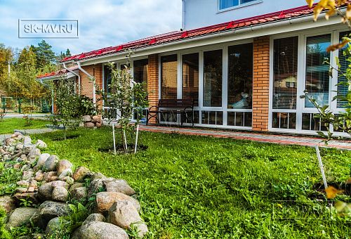 Строительство одноэтажного коттеджа из газобетона с теплой верандой с панорамным остеклением в КП Сосновое - 19