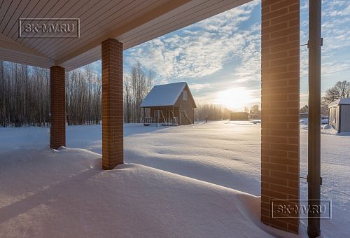Энергоэффективный комбинированный дом построен в сочетании каркасной технологии и газобетона в селе Орлино в Гатчинском районе Ленинградской области - 25
