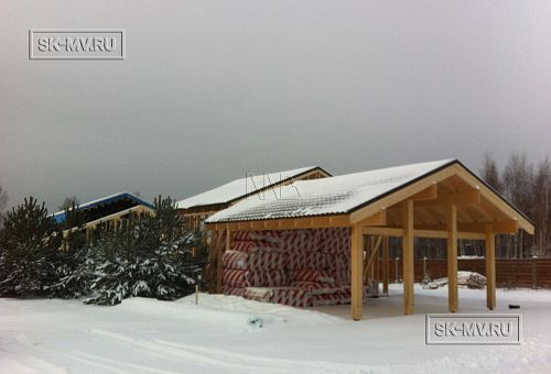 Энергоэффективный дом фахверк строится в поселке Мыслятино - 15