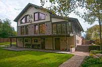 Строительство современного каркасного коттеджа с цокольным этажом в п Ольшаники - мини - 6