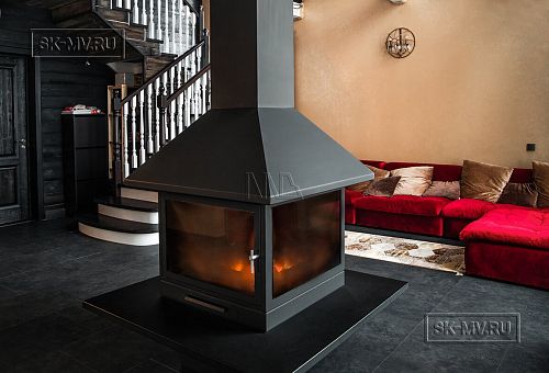 Дизайн интерьера небольшого каркасного дома со сторым светом в Дмитрове - 19