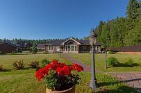 Одноэтажная усадьба в английском стиле в КП Галактика, технология каркас - мини - 41