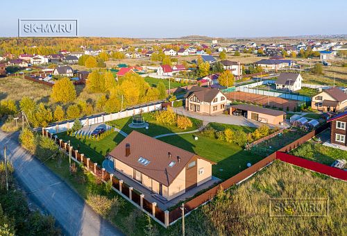 Летняя кухня с террасой барбекю и бильярдной в Оликах под ключ - 3