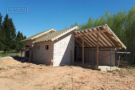 Энергоэффективный комбинированный дом построен в сочетании каркасной технологии и газобетона в селе Орлино в Гатчинском районе Ленинградской области - 12