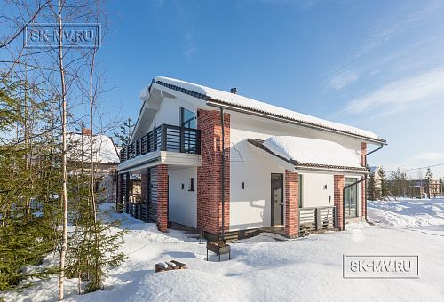 Фото репортаж с места строительства загородного коттеджа из газобетона с сауной внутри в Савое Ленобласти  - 17