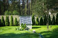 Построенный каркасный дом с комбинированной фасадной отделкой кирпичом и вагонкой в п Комарово - мини - 6