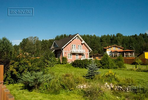 Построенный каркасный дом ок 170 кв м с балконом и террасой Северная корона 65 в пос. Волочаевка - 3