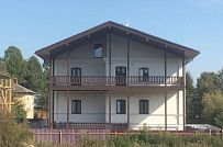 Фото репортаж с места строительства Дома художников 1600 кв м из кирпича с цокольным этажом по старинным чертежам 19 века в Тарусе Калужской области - мини - 3