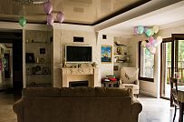 Пример внутренней отделки каркасного загородного дома с эркером в СНТ Фауна - мини - 3