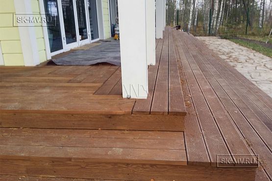 Фото репортаж с места строительства SPA комплекса с панорамными окнами в кп Сосновый берег  - 11