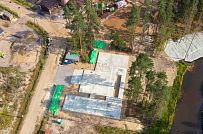 Монтаж индивидуального расчётного фундамента УШП PRO для строительства кирпичного дома в Рощино 2, S плиты = 530 кв.м, Лениградская обл. - мини - 65