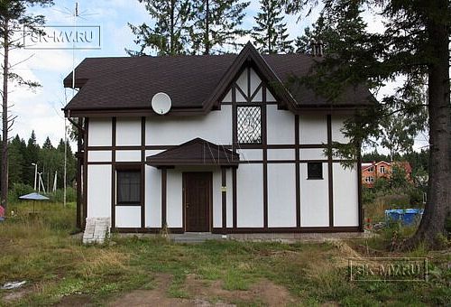 Строительство теплого каркасного дома в стиле фахверк, в п Медное озеро - 16