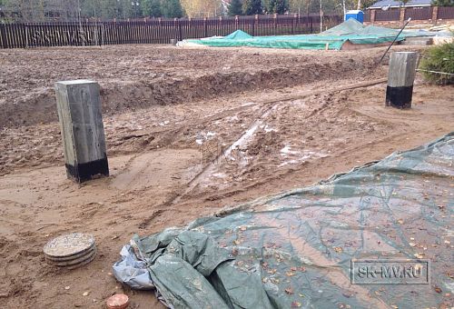 13. Монтаж железобетонных опорных колон