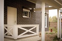 Строительство каркасного коттеджа с кирпичной отделкой в поселке Черничные поля Москва - мини - 4