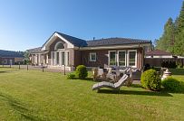 Одноэтажная усадьба в английском стиле в КП Галактика, технология каркас - мини - 42