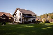 Построенный небольшой каркасный коттедж с мансардным этажом Галактика 9 - мини - 17