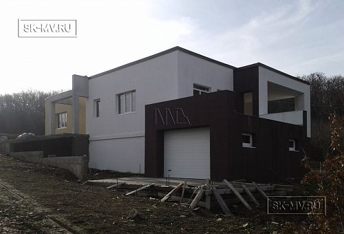  Атрибуты к картинкам Атрибуты к картинкам 100% 10  Одноэтажный дом на склоне из газобетона с гаражом в стиле хай тек в КП Наше место Поддержка программы чтения с экрана включена.      		  Одноэтажный дом на склоне из газобетона с гаражом в стиле хай тек в КП Наше место - 6