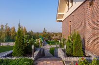 Фото репортаж с места строительства комбинированного дома площадью 1400 кв м с цоколем и СПА в д Пеники Ленобласти - мини - 33