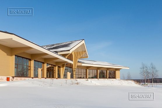 Построенный клубный дом с рестараном по технологии фахверк для гольф-клуба Земляничные поляны - 42
