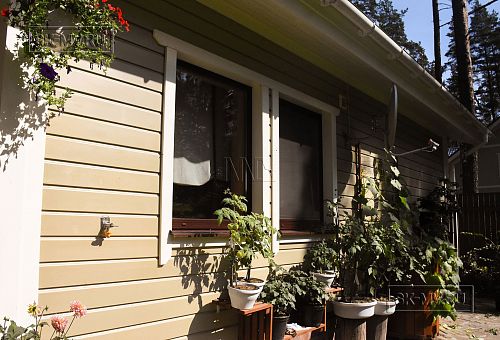 Построенный двухэтажный каркасный коттедж в комаровском стиле в п Комарово - 27