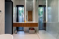 Пример внутренней отделки П-образного загородного дома в Сестрорецке - мини - 8