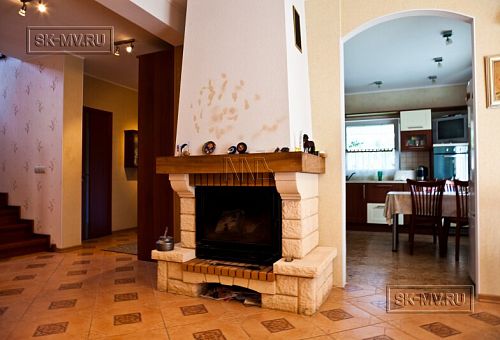 Пример внутренней отделки индивидуального загородного дома с эркером в СНТ Учитель - 18