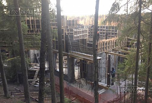Монолитный дом строится в п Тарасово Ленинградской области - 18