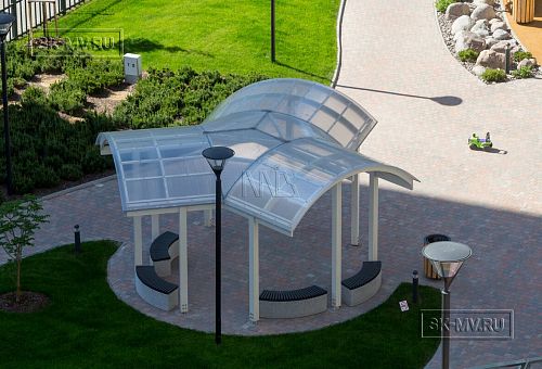 Строительство каркасных беседок по индивидуальному проекту в ЖК Legenda - 2