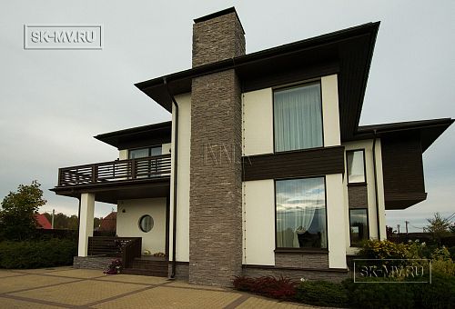 Строительство надежного газобетонного дома с панорамными окнами в д Олики - 6