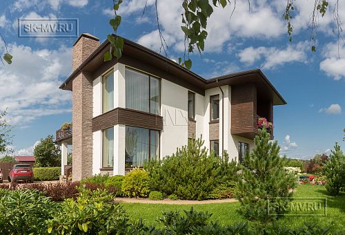 Строительство надежного газобетонного дома с панорамными окнами в д Олики - 24