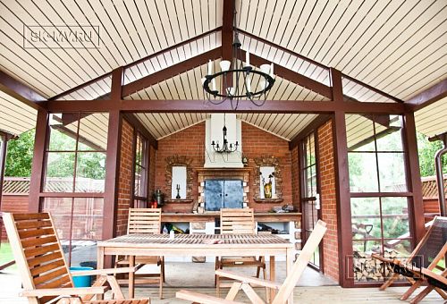 Строительство каркасного теплого дома с террасой и балконом в п Энколово - 32