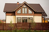 Строительство двухэтажного каркасного коттеджа 180 кв м в альпийском стиле в КП Смартвилль Москва - мини - 19