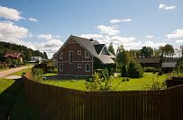 Построенный каркасный дом ок 170 кв м с балконом и террасой Северная корона 65 в пос. Волочаевка - мини - 15