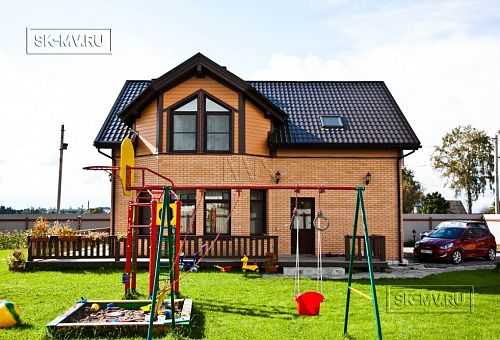 Построенный каркасный теплый дом 150 кв м с эркером и открытой террасой в п Горная Шальдиха - 28